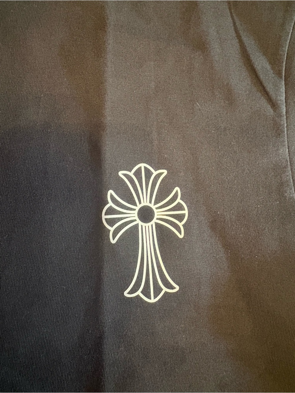 Chrome Hearts Black Tee with White Cross Logo - Picture 4 of 6